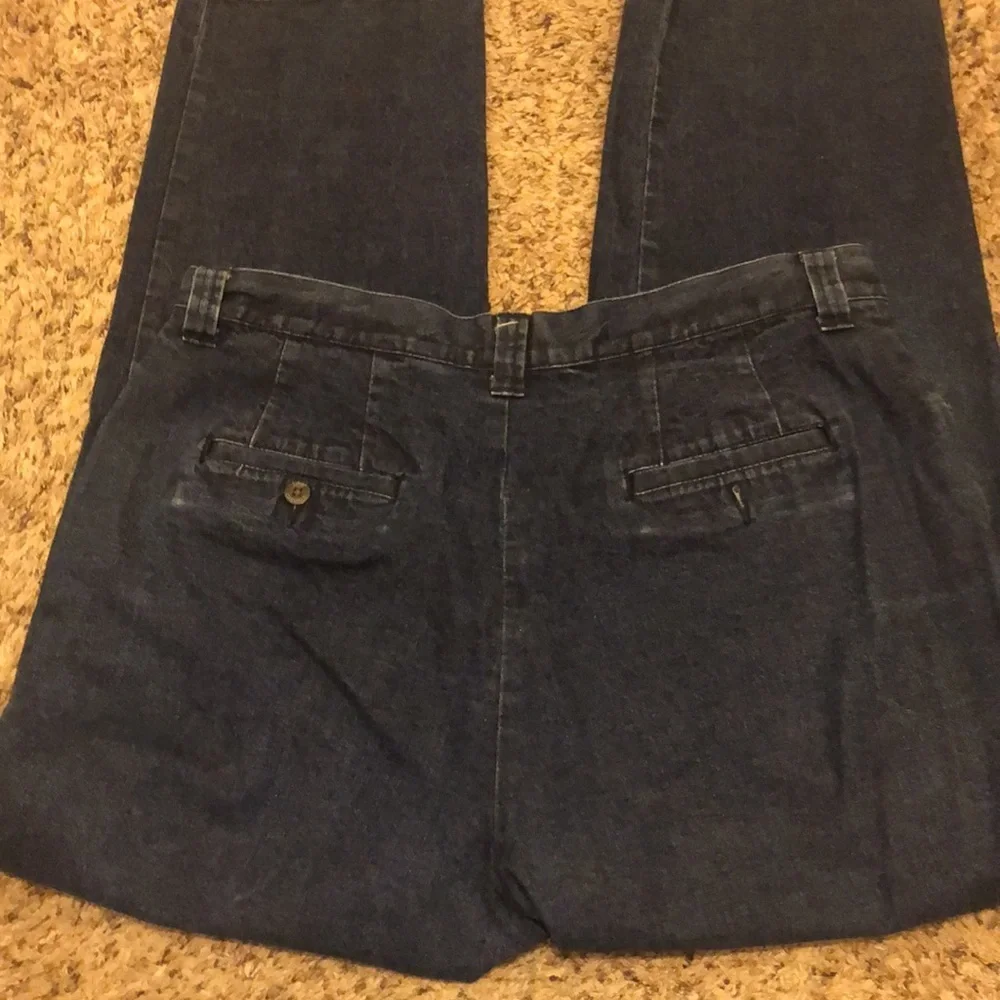 Woman’s Lee Khaki size 16P wide legged pants - Picture 7 of 8